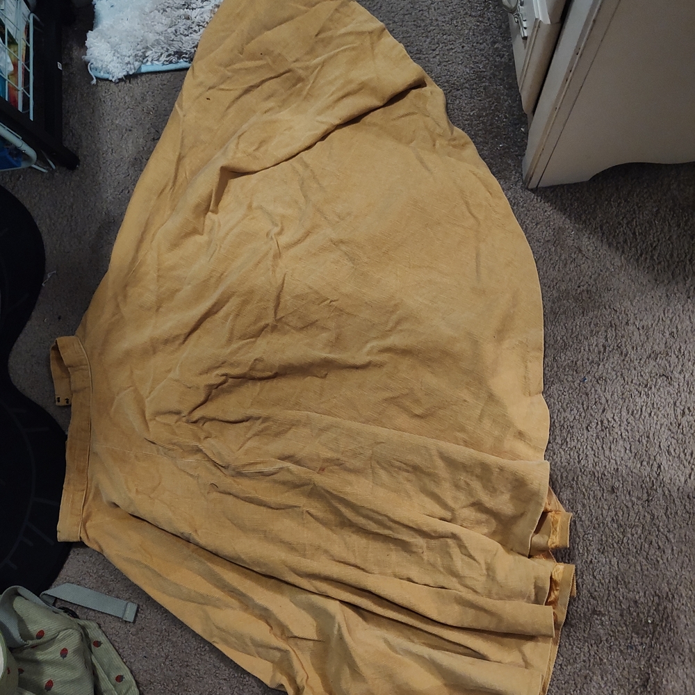 Chic Mustard A-Line Skirt